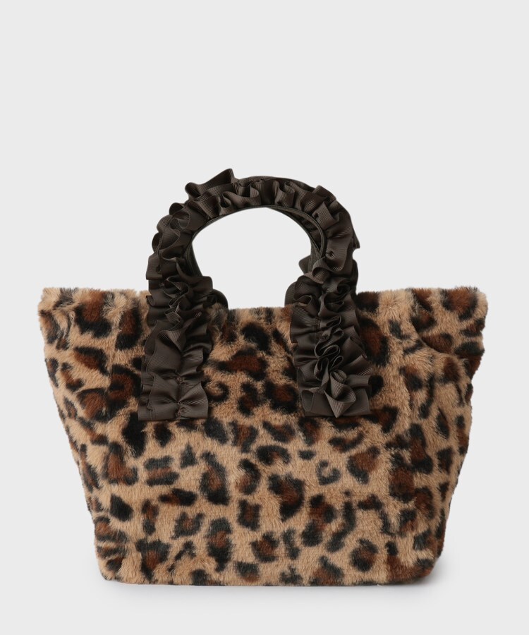 ザ ショップ ティーケー（ウィメン）(THE SHOP TK(Women))のフリルファーハンドバッグ3