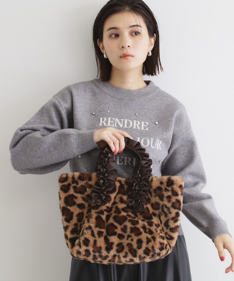ザ ショップ ティーケー（ウィメン）(THE SHOP TK(Women))のフリルファーハンドバッグ10