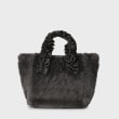 ザ ショップ ティーケー（ウィメン）(THE SHOP TK(Women))のフリルファーハンドバッグ チャコールグレー(014)