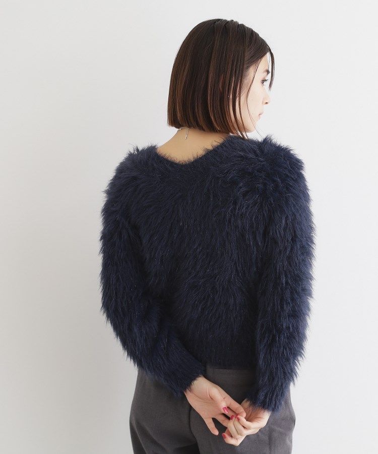 ザ ショップ ティーケー（ウィメン）(THE SHOP TK(Women))の【＠BAILA掲載】【前後2WAY】クリアフェザーニット/洗える15