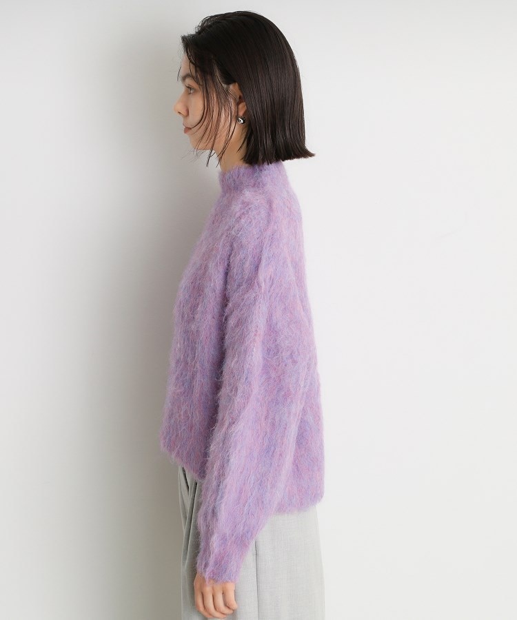 ザ ショップ ティーケー（ウィメン）(THE SHOP TK(Women))のmixシャギーハイネックショート/洗える17