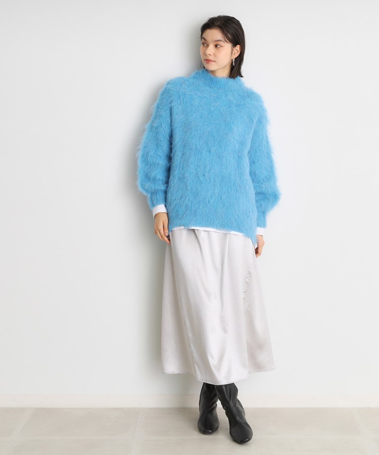 ザ ショップ ティーケー（ウィメン）(THE SHOP TK(Women))の【＠BAILA掲載】mixシャギーハイネックミドル/洗える10