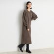 ザ ショップ ティーケー（ウィメン）(THE SHOP TK(Women))のベロア風モールニットワンピース6