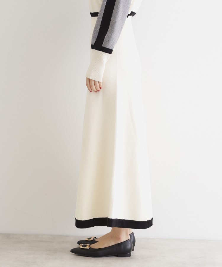 ザ ショップ ティーケー（ウィメン）(THE SHOP TK(Women))の【上下セットアイテム】配色ニットセットアップ/洗える26