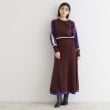 ザ ショップ ティーケー（ウィメン）(THE SHOP TK(Women))の【上下セットアイテム】配色ニットセットアップ/洗える16