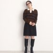 ザ ショップ ティーケー（ウィメン）(THE SHOP TK(Women))のボーダーポロニット【洗える】5