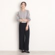 ザ ショップ ティーケー（ウィメン）(THE SHOP TK(Women))の【体形カバー/首周りすっきり】上品ラメドルマンニット/洗える3