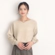 ザ ショップ ティーケー（ウィメン）(THE SHOP TK(Women))の【体形カバー/首周りすっきり】上品ラメドルマンニット/洗える13