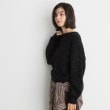 ザ ショップ ティーケー（ウィメン）(THE SHOP TK(Women))の【＠BAILA掲載】スパンコールフェザーニット/洗濯機OK13