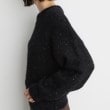 ザ ショップ ティーケー（ウィメン）(THE SHOP TK(Women))の【＠BAILA掲載】スパンコールフェザーニット/洗濯機OK21