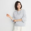 ザ ショップ ティーケー（ウィメン）(THE SHOP TK(Women))の【＠BAILA掲載】スパンコールフェザーニット/洗濯機OK ライトグレー(011)