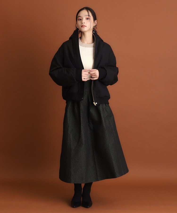 ザ ショップ ティーケー（ウィメン）(THE SHOP TK(Women))の【2WAY/洗えるアウター】MA1&ファーリバーシブルブルゾン23