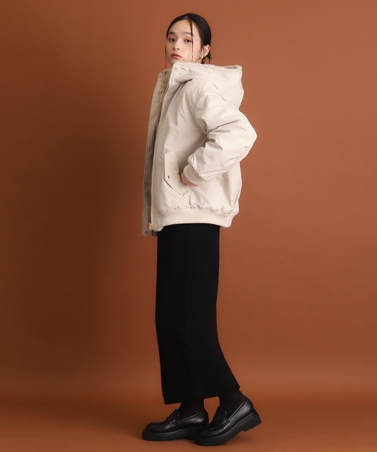 ザ ショップ ティーケー（ウィメン）(THE SHOP TK(Women))の【2WAY/洗えるアウター】MA1&ファーリバーシブルブルゾン12
