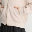 ザ ショップ ティーケー（ウィメン）(THE SHOP TK(Women))の【ダブルジップ】ダンボールフードジップパーカー/洗える18