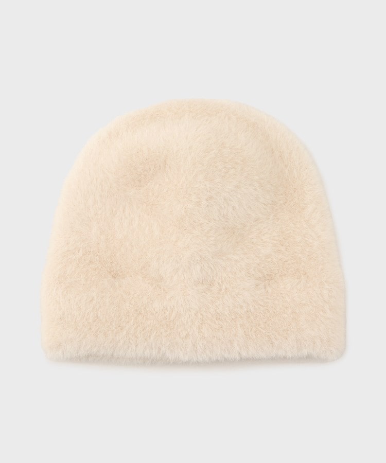 ザ ショップ ティーケー（ウィメン）(THE SHOP TK(Women))の【＠BAILA掲載】ファーワッチキャップ アイボリー(004)