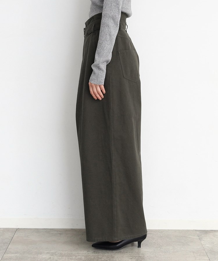 ザ ショップ ティーケー（ウィメン）(THE SHOP TK(Women))の【ヒルナンデス！で紹介】チノタックワイドパンツ /洗える10