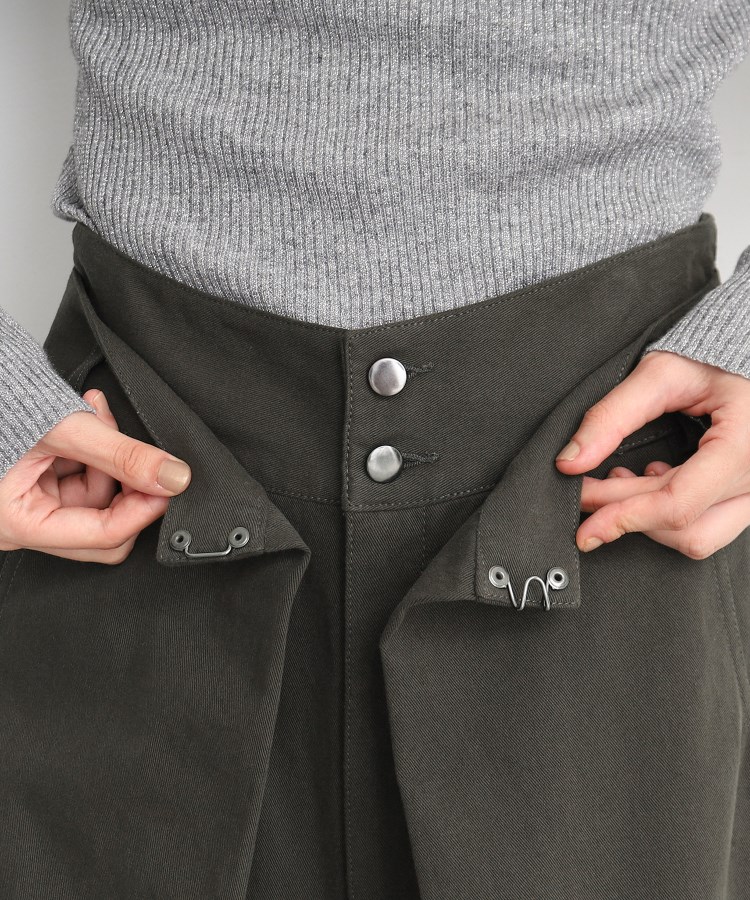 ザ ショップ ティーケー（ウィメン）(THE SHOP TK(Women))の【ヒルナンデス！で紹介】チノタックワイドパンツ /洗える13