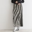 ザ ショップ ティーケー（ウィメン）(THE SHOP TK(Women))の【セットアップ可】フリンジニットスカート/洗える チャコールグレー(414)
