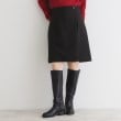 ザ ショップ ティーケー（ウィメン）(THE SHOP TK(Women))の【＠BAILA掲載】ラップ風ミニスカート ブラック(019)