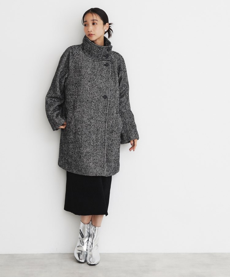 ザ ショップ ティーケー（ウィメン）(THE SHOP TK(Women))のへリンボンコート2
