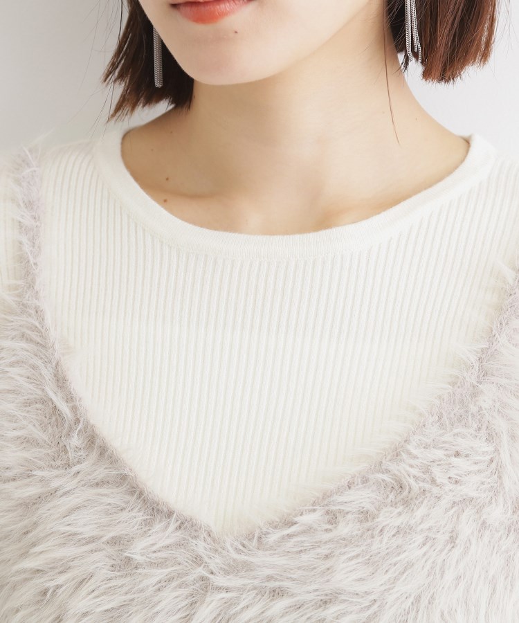 ザ ショップ ティーケー（ウィメン）(THE SHOP TK(Women))の【＠BAILA掲載】ふわふわビスチェ×フレア袖ニット/セットアイテム22