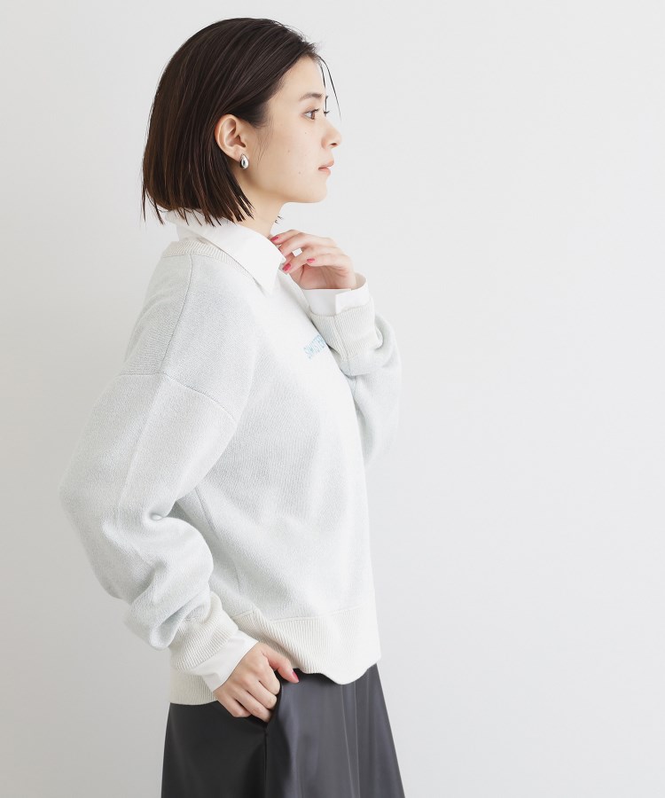 ザ ショップ ティーケー（ウィメン）(THE SHOP TK(Women))のラメジャカードロゴニット1