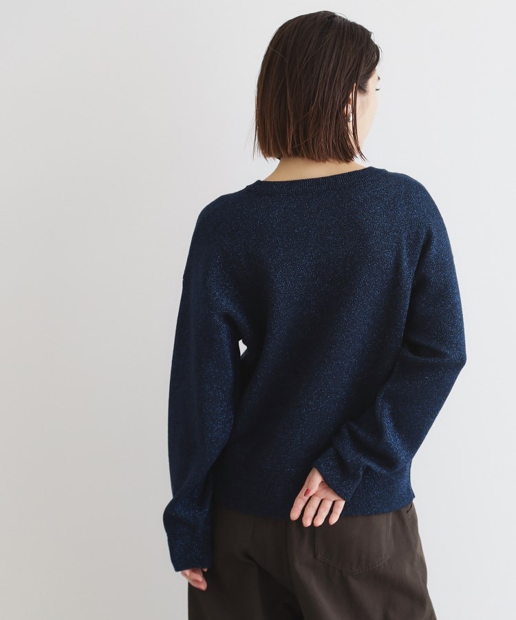 ザ ショップ ティーケー（ウィメン）(THE SHOP TK(Women))のラメジャカードロゴニット10