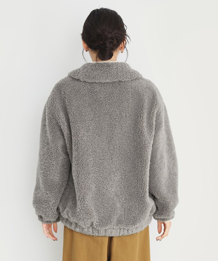 ザ ショップ ティーケー（ウィメン）(THE SHOP TK(Women))の【もこもこあたたか】マシュマロボアジップブルゾン19