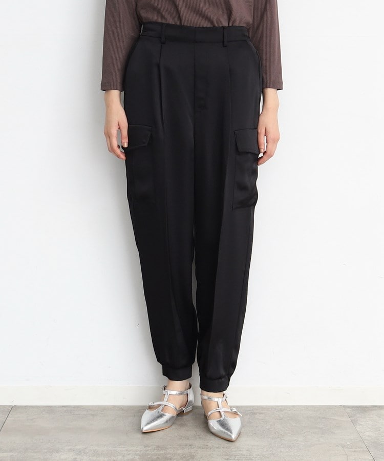 ザ ショップ ティーケー（ウィメン）(THE SHOP TK(Women))のサテンカーゴパンツ9