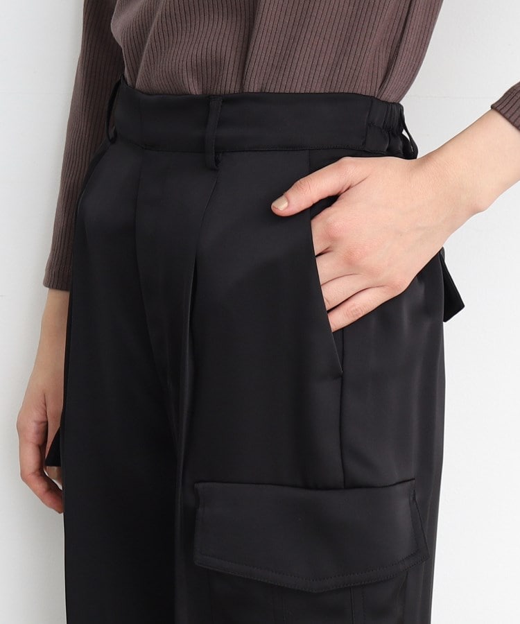 ザ ショップ ティーケー（ウィメン）(THE SHOP TK(Women))のサテンカーゴパンツ14
