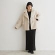 ザ ショップ ティーケー（ウィメン）(THE SHOP TK(Women))のマシュマロボア素材切替Ｐコート2