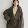 ザ ショップ ティーケー（ウィメン）(THE SHOP TK(Women))のマシュマロボア素材切替Ｐコート6