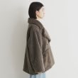 ザ ショップ ティーケー（ウィメン）(THE SHOP TK(Women))のマシュマロボア素材切替Ｐコート11