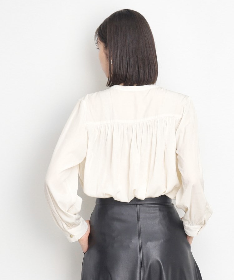 ザ ショップ ティーケー（ウィメン）(THE SHOP TK(Women))の【ヒルナンデス！で紹介】ヒヨクギャザーブラウス /通勤/セレモニー/洗濯機OK2