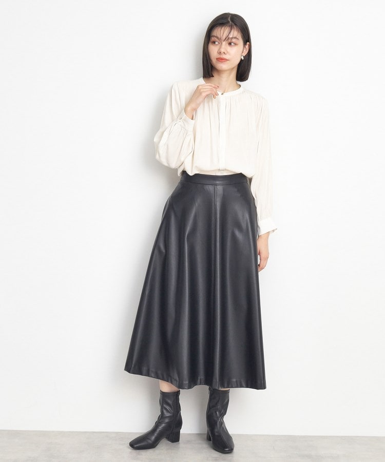 ザ ショップ ティーケー（ウィメン）(THE SHOP TK(Women))の【ヒルナンデス！で紹介】ヒヨクギャザーブラウス /通勤/セレモニー/洗濯機OK3
