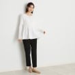 ザ ショップ ティーケー（ウィメン）(THE SHOP TK(Women))の切り替えペプラムニット【洗える】5