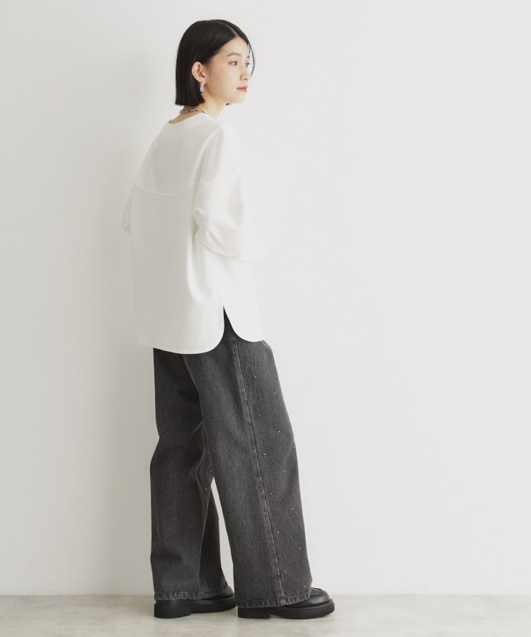 ザ ショップ ティーケー（ウィメン）(THE SHOP TK(Women))の【あったか機能】サーモジャージプルオーバー/洗える4