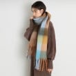 ザ ショップ ティーケー（ウィメン）(THE SHOP TK(Women))の【＠BAILA掲載】チェックフリンジマフラー4