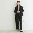 ザ ショップ ティーケー（ウィメン）(THE SHOP TK(Women))の【＠BAILA掲載】ウール調スラックス/セットアップ可2