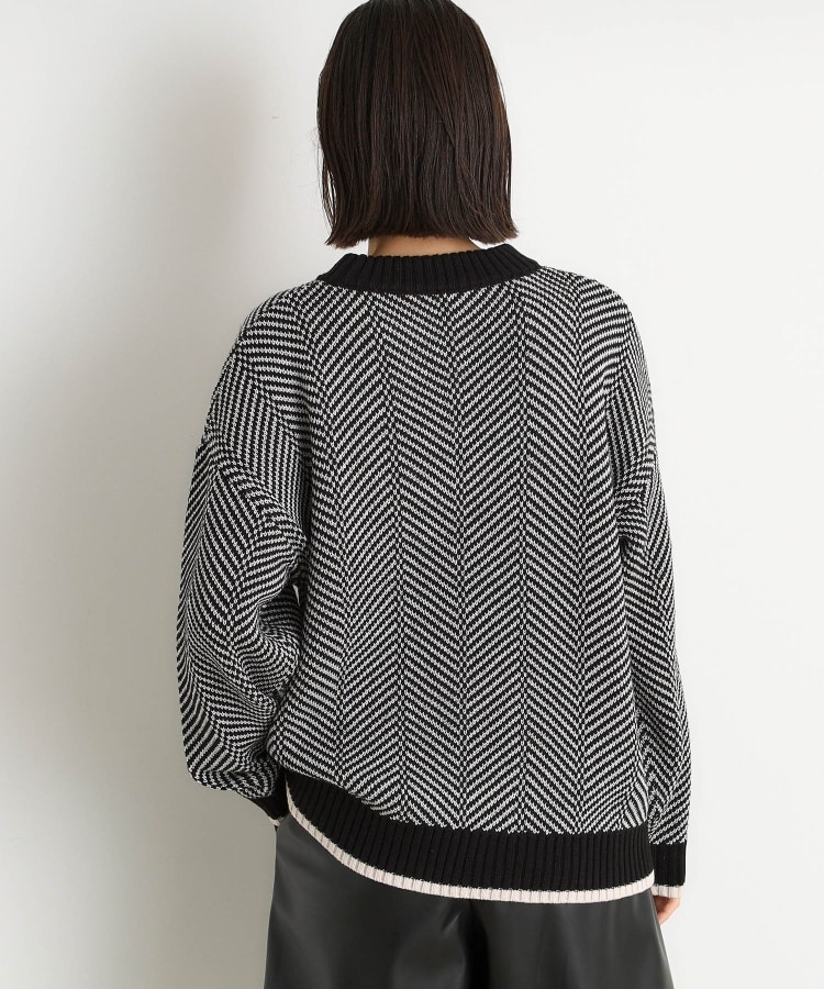 ザ ショップ ティーケー（ウィメン）(THE SHOP TK(Women))のラメヘリンボーンニット【洗濯機OK】22