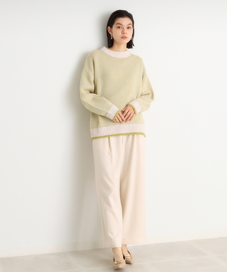ザ ショップ ティーケー（ウィメン）(THE SHOP TK(Women))のラメヘリンボーンニット【洗濯機OK】13