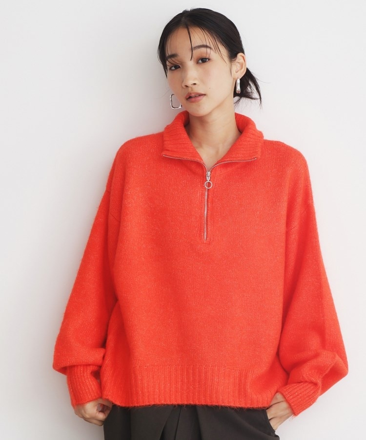 CARDBOARDMATERIAL HALF ZIP SWEAT | TFW49（ティーエフ