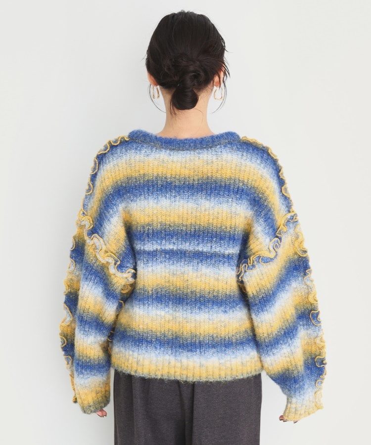 ザ ショップ ティーケー（ウィメン）(THE SHOP TK(Women))の袖フリルグラデーション【洗えるニット】11