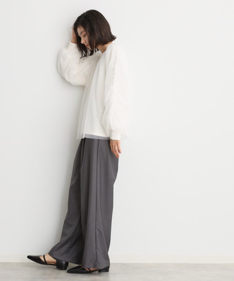 ザ ショップ ティーケー（ウィメン）(THE SHOP TK(Women))のチュールレイヤードプルオーバー【洗える】2