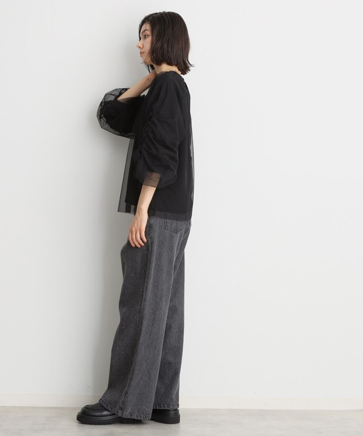 ザ ショップ ティーケー（ウィメン）(THE SHOP TK(Women))のチュールレイヤードプルオーバー【洗える】6