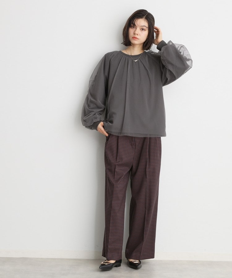ザ ショップ ティーケー（ウィメン）(THE SHOP TK(Women))のチュールレイヤードプルオーバー【洗える】9