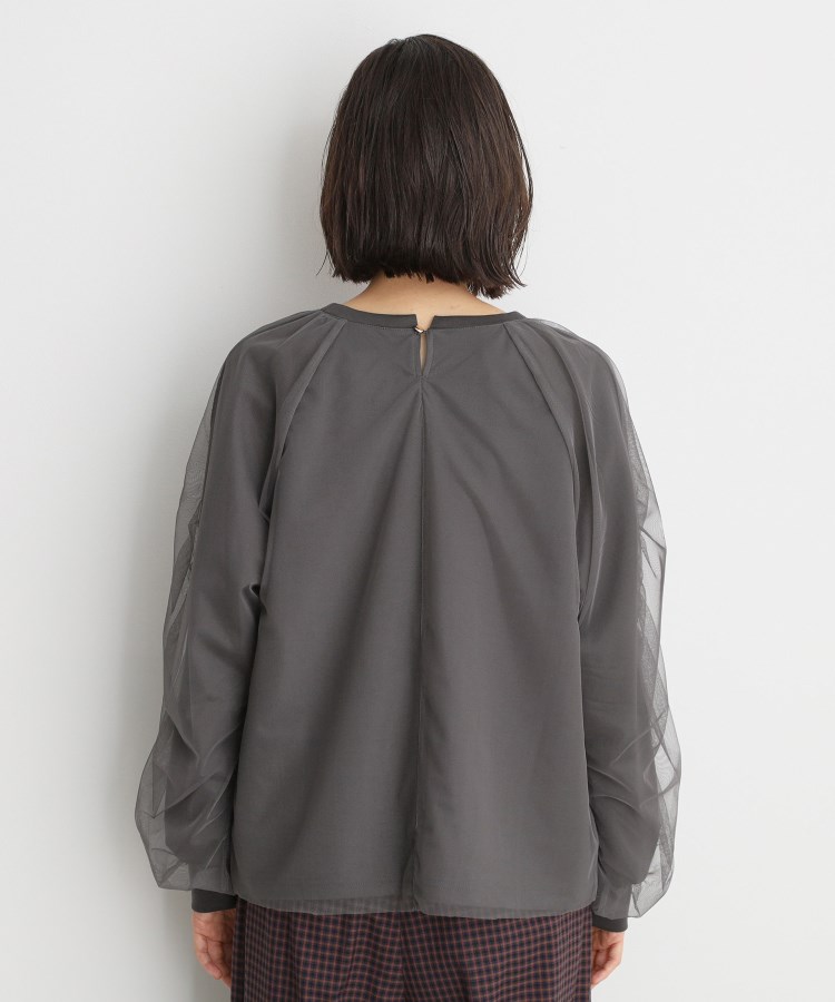 ザ ショップ ティーケー（ウィメン）(THE SHOP TK(Women))のチュールレイヤードプルオーバー【洗える】15