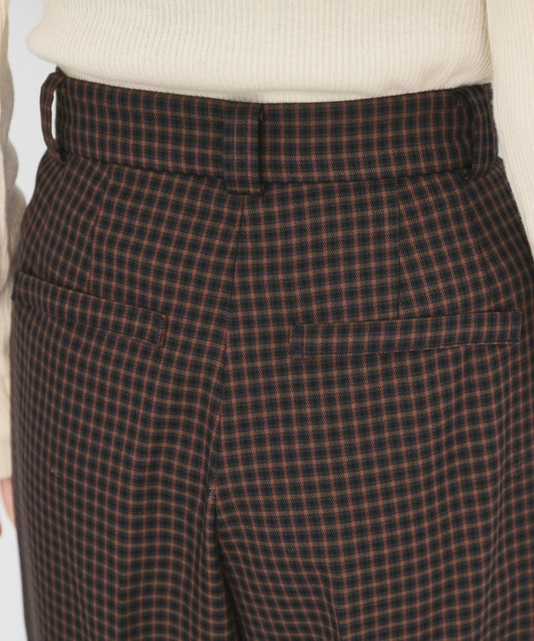 ザ ショップ ティーケー（ウィメン）(THE SHOP TK(Women))の【洗えるパンツ】裏起毛タックワイド18