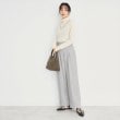 ザ ショップ ティーケー（ウィメン）(THE SHOP TK(Women))の【洗えるパンツ】裏起毛タックワイド6
