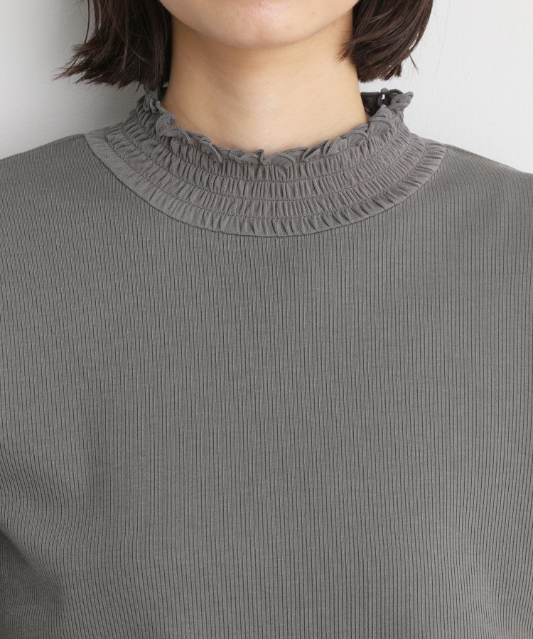 ザ ショップ ティーケー（ウィメン）(THE SHOP TK(Women))のシアーチュール切替プルオーバー【洗濯機OK】16